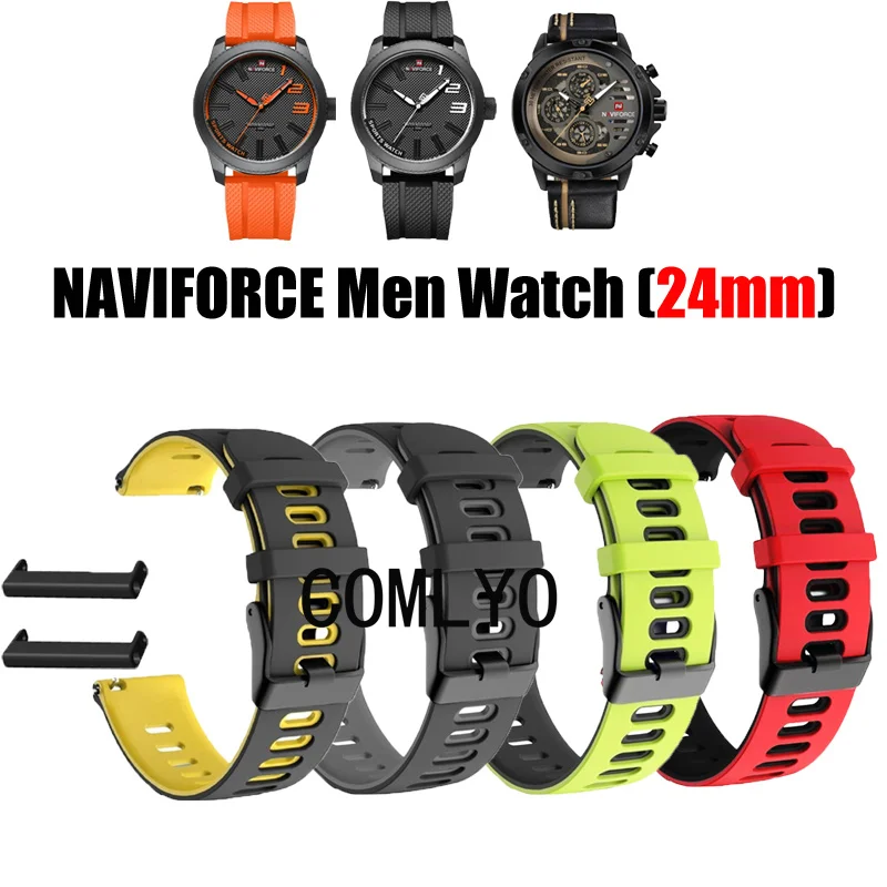 

Мужской ремешок для NAVIFORCE NF9202 NF9110M, ремешок для часов, ремешок для часов