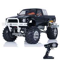 2.4G HG P407 1/10 RC Pickup Model 4*4 Rally Car Series Car Racing Climbing Crawler RTR Black Outdoors Toys for Boys Gift TH04723