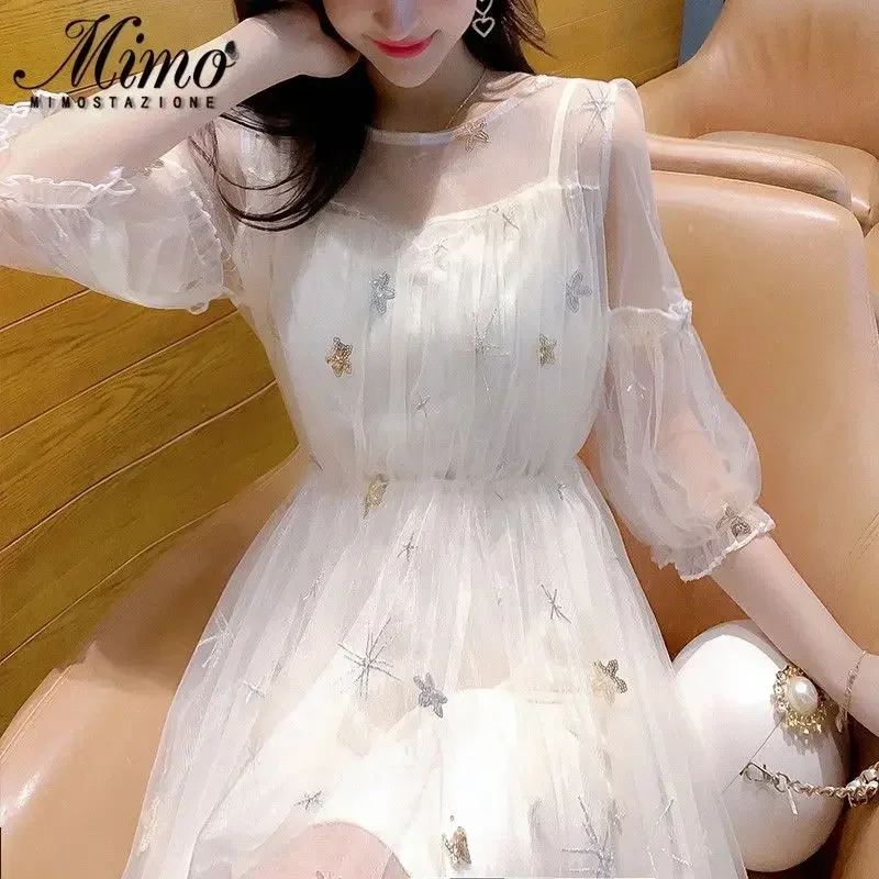 Spring Autumn Trend New Woman Long Sleeve Dress High Quality Luxury Elegant and Beautiful Korean Fashion Hot G Dresses for Women