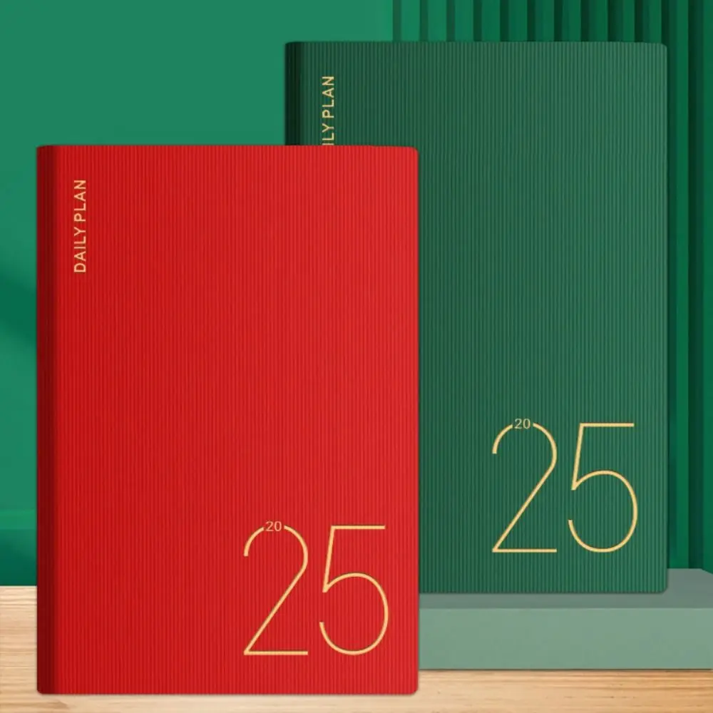 

Notepad Yearly Plan 2025 Schedule Book Journal Stationery Planner Notebook Office Accessories Daily Plan Book Adult