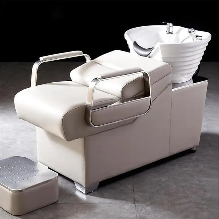 Beauty Comfortable Treatment Cheap Hair Barber Shop Lay Down Bowl Massage Salon Washing Shampoo Chair