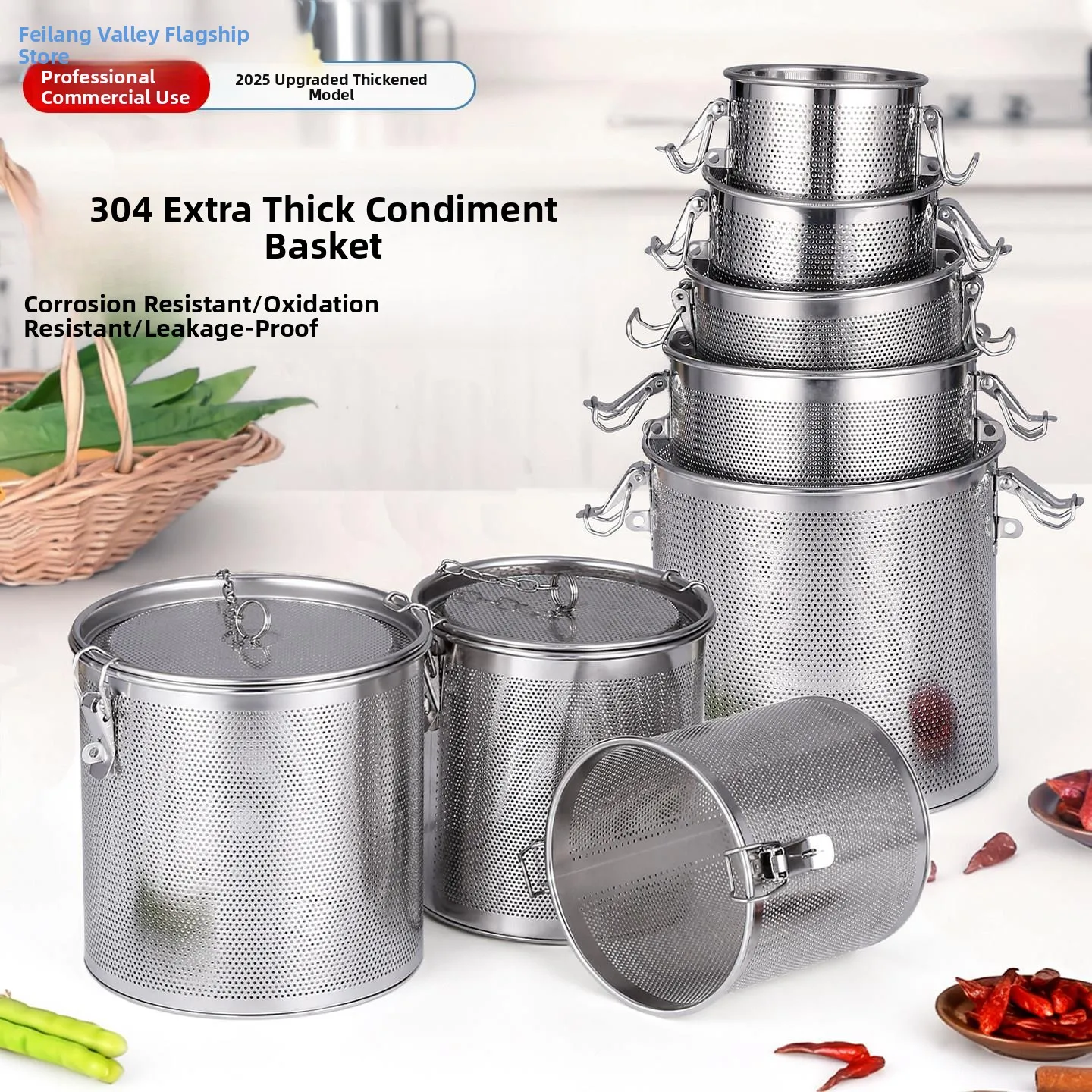 

Stainless Steel Thickened Soup Making Seasoning Bag for Cooking And Catering Sealed Well Suitable for Dishwasher Cleaning