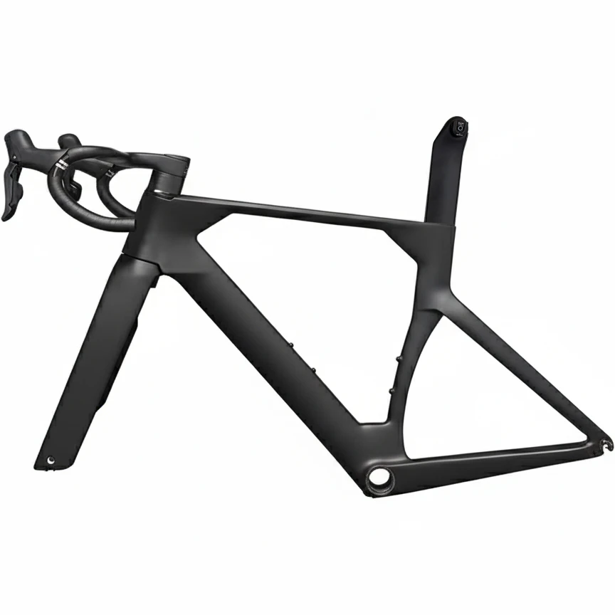 

2026 New 700C Carbon Fiber Frame Highway 56cm ODM Ultra Light Bike Frame with Disc Brakes R06 Model