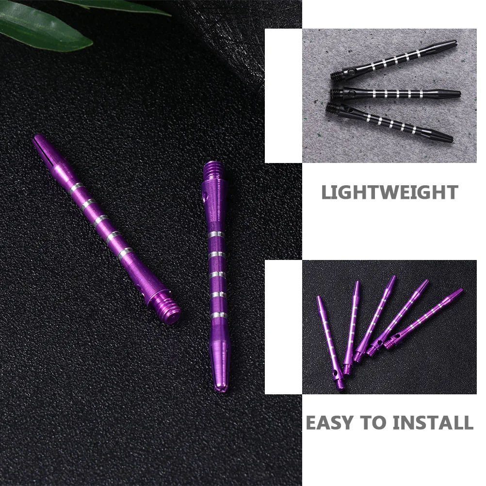 

10 Sets Aluminum Shaft Portable Rods Replacement Parts Alloy Game Supplies