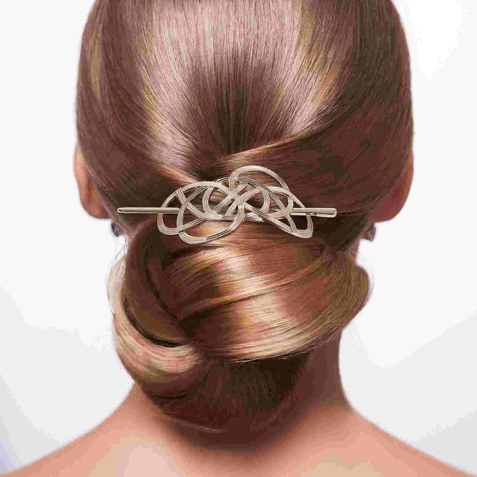 

Hairpin Vintage Style Stick Alloy Headdress Bobby Pins for Women Accessory Girl Fork Hollow Wild All-match