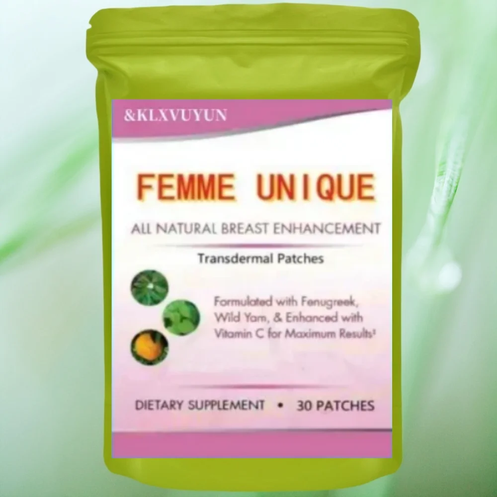 3 MONTH SUPPLY: Clinical Strength Breast Augmentation Supplement, Transdermal Patches Produced in the USA, Fenugreek