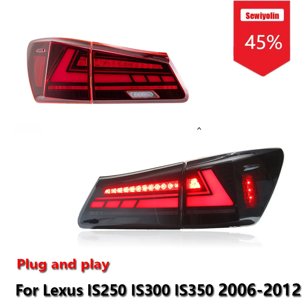 

Sewiyolin автомобильные светодиодные задние фонари аксессуары для Lexus IS250 IS300 IS350 2006-2012 DRL стоп-сигнал поворота Plug and Play