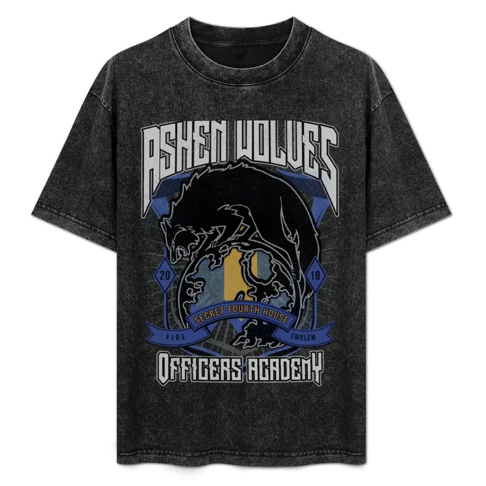 

Ashen Wolves Crest T-Shirt vintage anime shirt affliction shirts luxury designer mens graphic t-shirts funny