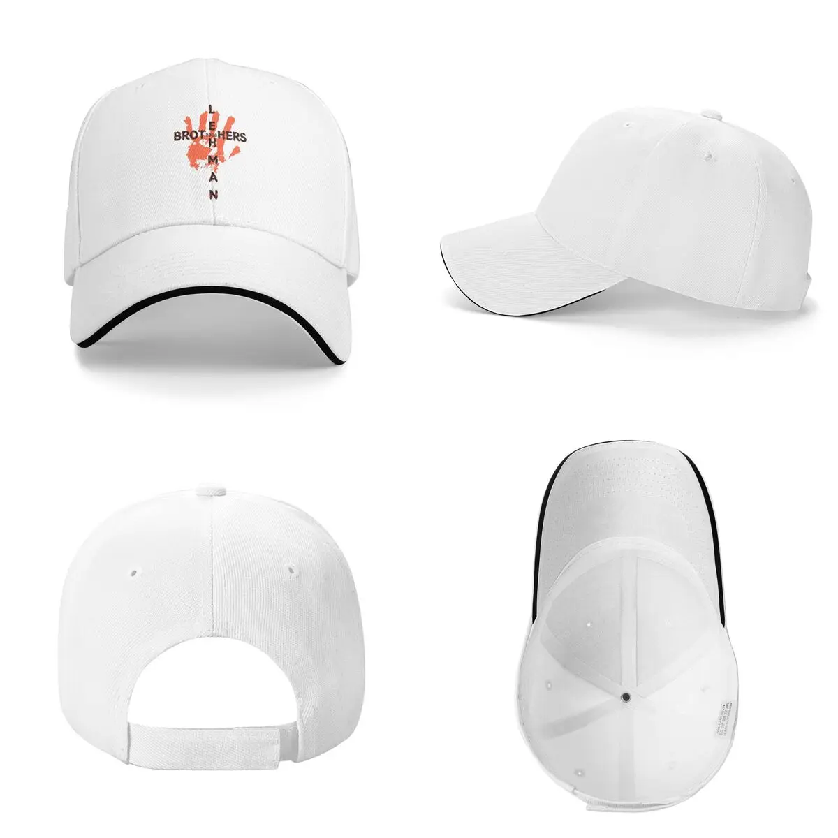 Unisex Baseball Hats Lehman Brothers Logo Outdoor Streetwear Summer Sports Baseball Caps Hip Hop Cap Casquette Hats