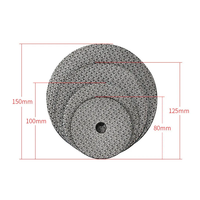 Electroplated Diamond Sanding Disc Angle Grinder Polishing Pad for Glass Granite Marble Tile Slab Burr Grinding and Polishing