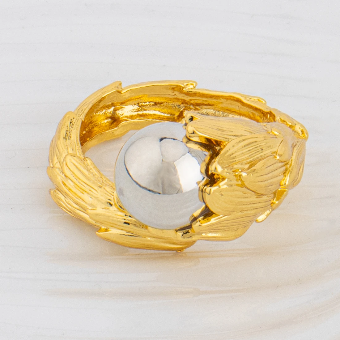 2026 Trend New Gilding Ring and Bangle for Bride Spiral Leaf Luxury Jewelry Accessories For Party Wedding Women\'s Day