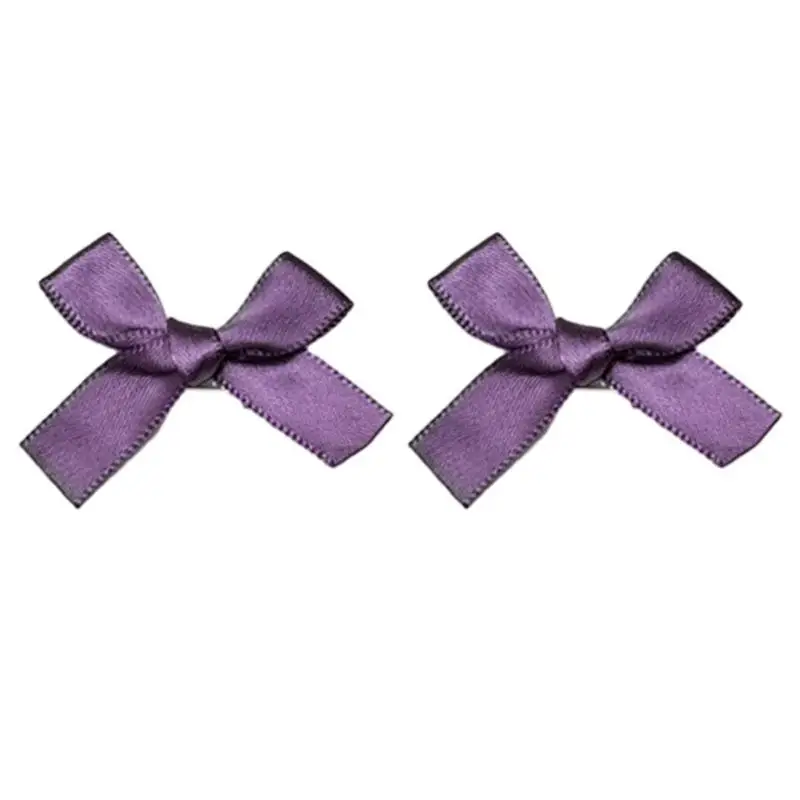 A52E Ruy Băng Chắc Chắn Tóc Nơ Cho Bé Gái Kẹp Tóc Kẹp Tóc Handmade Barrettes Mũ Đợi Đầu Đa Năng