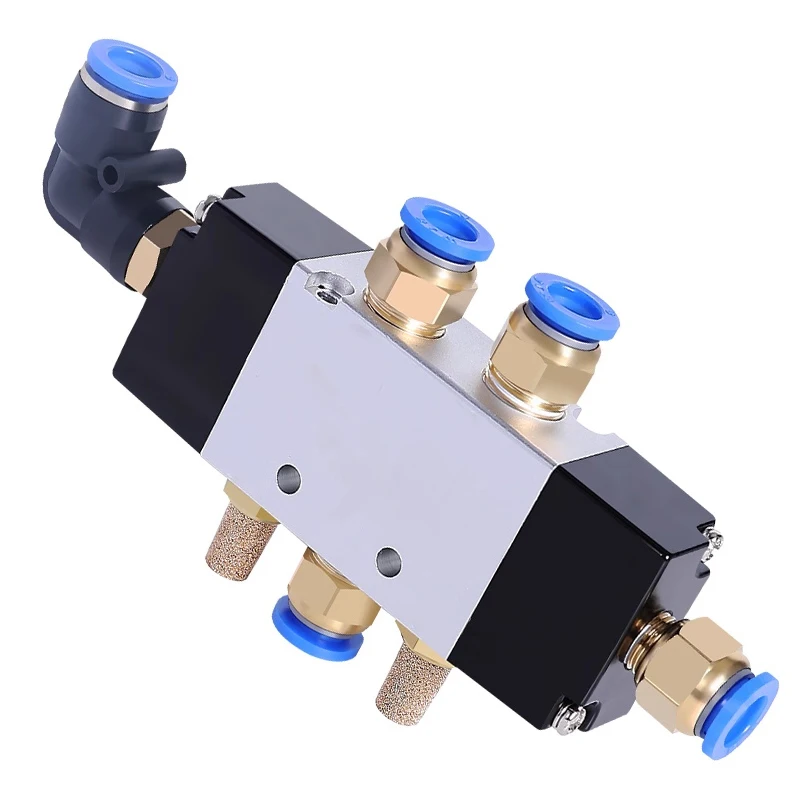 5 Way 2 Position Single Head Air Control Valve 4A110-06 4A210-08 4A310-10 4A410-15 4A120-06 4A220-08 4A320-10 4A420-15