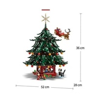 2025 NEW Compatible 41843 Christmas Family Tree Decoration Building Blocks Model Building Bricks DIY Toys For Kids Birthday Gift