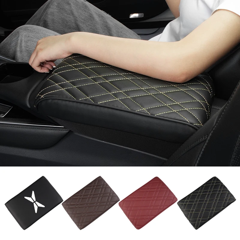 Universal Car Center Console Protection Pad Arm Rest Cushion For Xpeng P7 G3 G3i G9 P5 X2 N5 F30 H93 Beta 2019 2020 2021