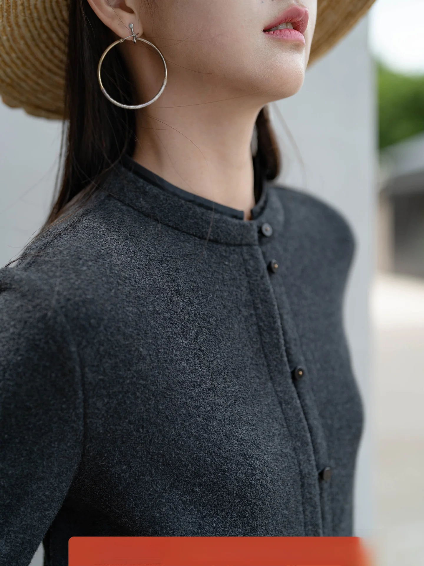 

New Chinese Sle Comfortable Skin-friendly High Elastici Knitted Precision Cotton Slimming irt Casual Stand Collar Long ...