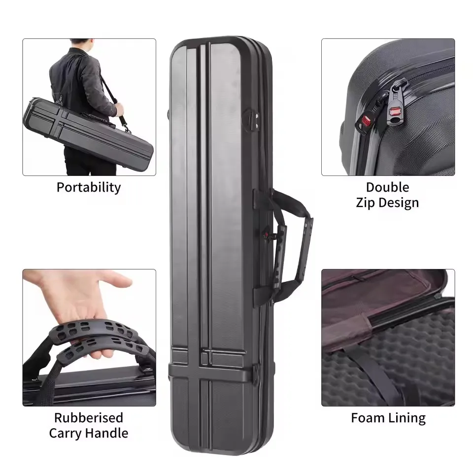 Takedown Recurve Bow Case Large Capacity Hard Suitcase Shoulder Bag Portable Travel Case Portable Archery Hunting Oudoor Sports view 4
