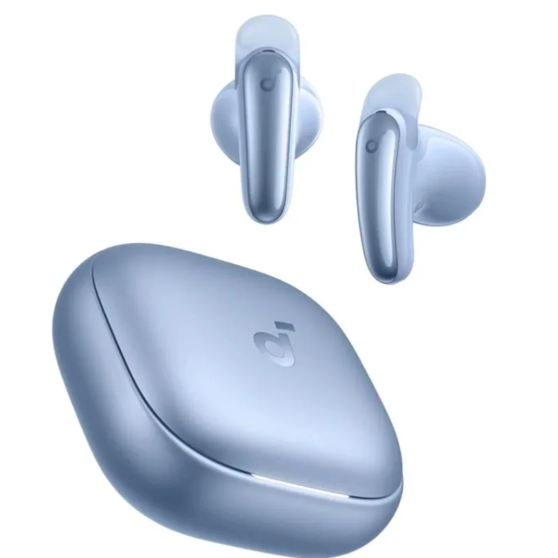 

Soundcore Liberty Buds Wireless Bluetooth Earphones Removable Ear Fins Real-Time Adaptive Noise Cancelling Fast Charging