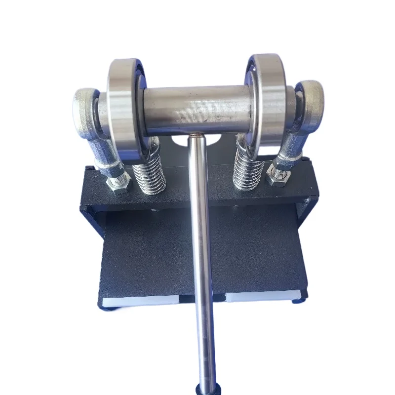 JMZ Table Tennis Rubber Cutting Machine Professional Manual Ping Pong Racket Resurfacing Tool for Players Coaches Metal Frame