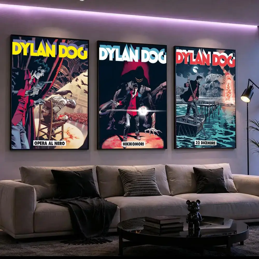 Anime D-Dylan Dog Poster HD Waterproof Self-Adhesive Wall Art – Multi-Scene Use, Top Gift Pick