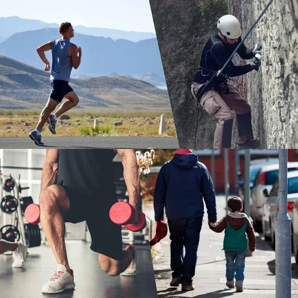 جوارب رياضية للكاحل للرجال، وسادة ماصة للرطوبة، جورب منخفض القطع للجري، عبوة من 6 قطع