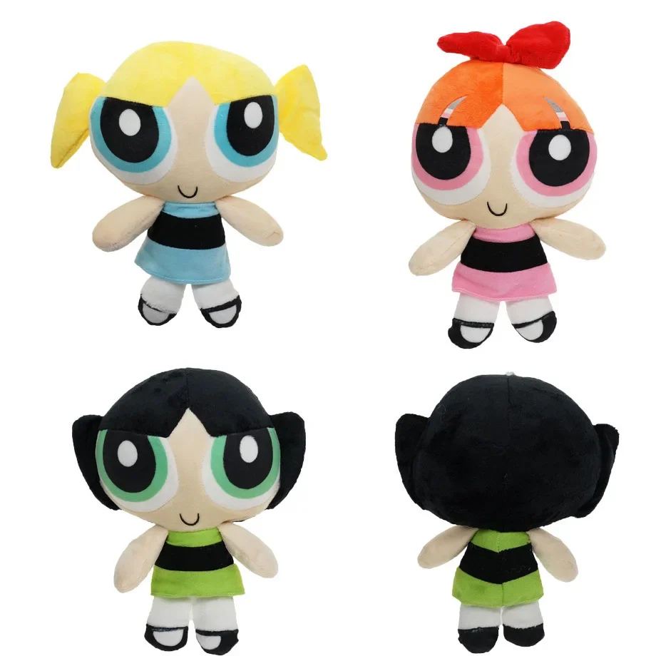 New 20cm Cartoon anime Powerpuff Girls Plush Toys Cute Blossom Buttercup Bubbles stuffed Plush dolls Gifts For Childr