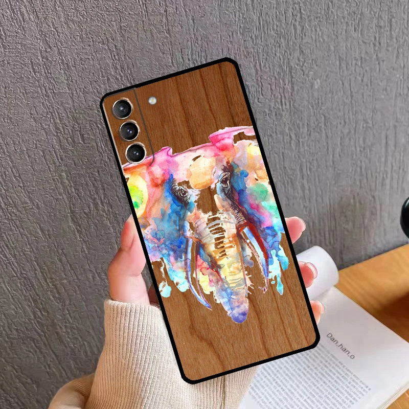 Natural Bamboo Wood Pattern Print Back Case For Samsung Galaxy S23 Ultra S20 S21 FE S9 S10 Plus Note 10 20 S22 Ultra Coque