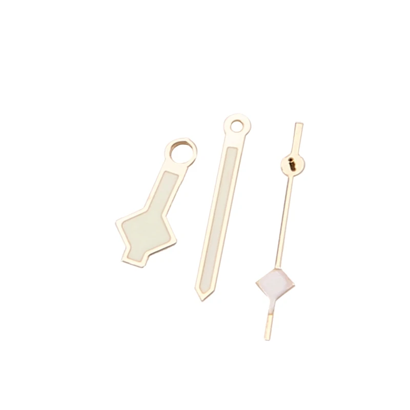 Accesorios de reloj manecillas de reloj luminosas verdes para puntero SKX007 modificación de movimiento NH35/NH36A