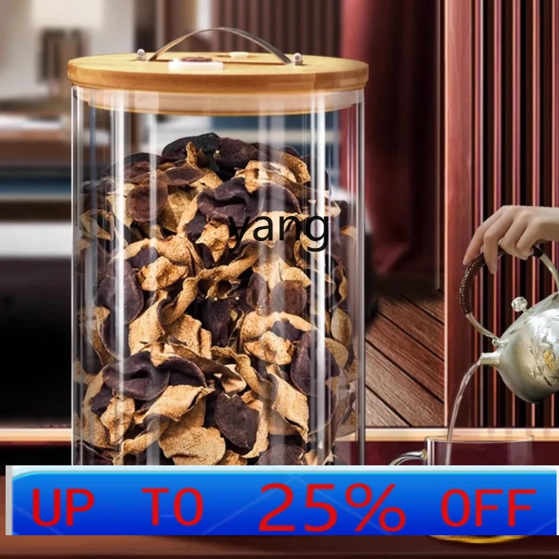 

Стеклянная банка для хранения Lhh, герметичная, пищевая, для чая, большая емкость, для кухни