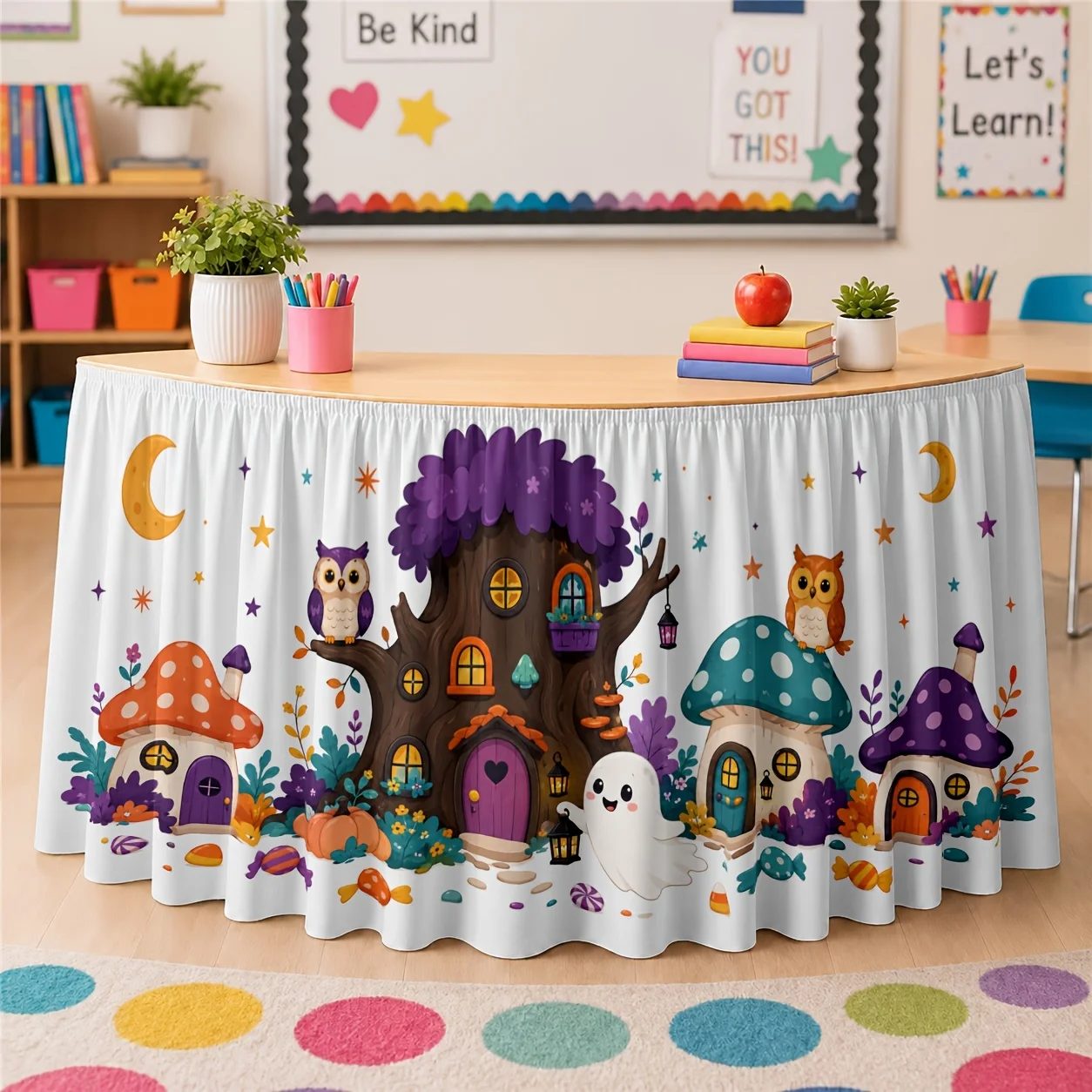 Tablecloth - Cute Fairy Tale Style - Halloween Theme - Autumn - Party Decorationxzj