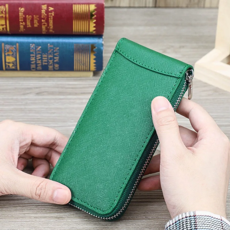 Zipper Watch Storage Case, Portable Watch Pouch With Card Slot, Travel Watch Holder Organizer Unisex Card Holder Storage Bag