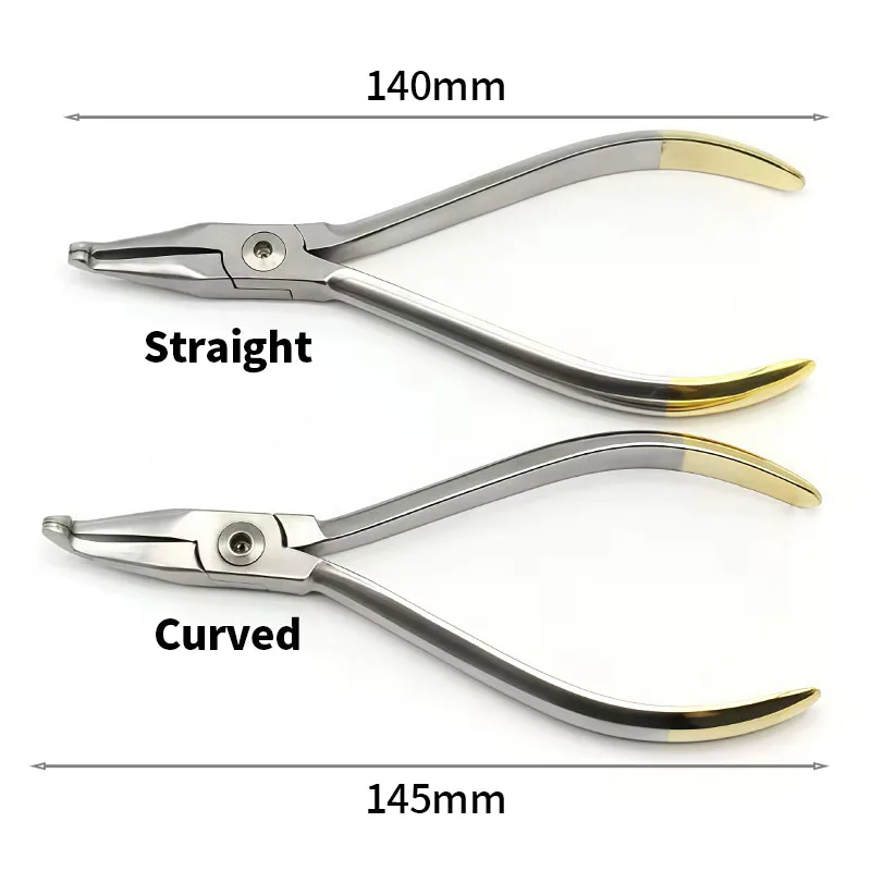 1Pcs Dental Archwire Placement Forceps Stainless Steel Multifunctional Ligature Cutting Forceps Ring Removal Forceps