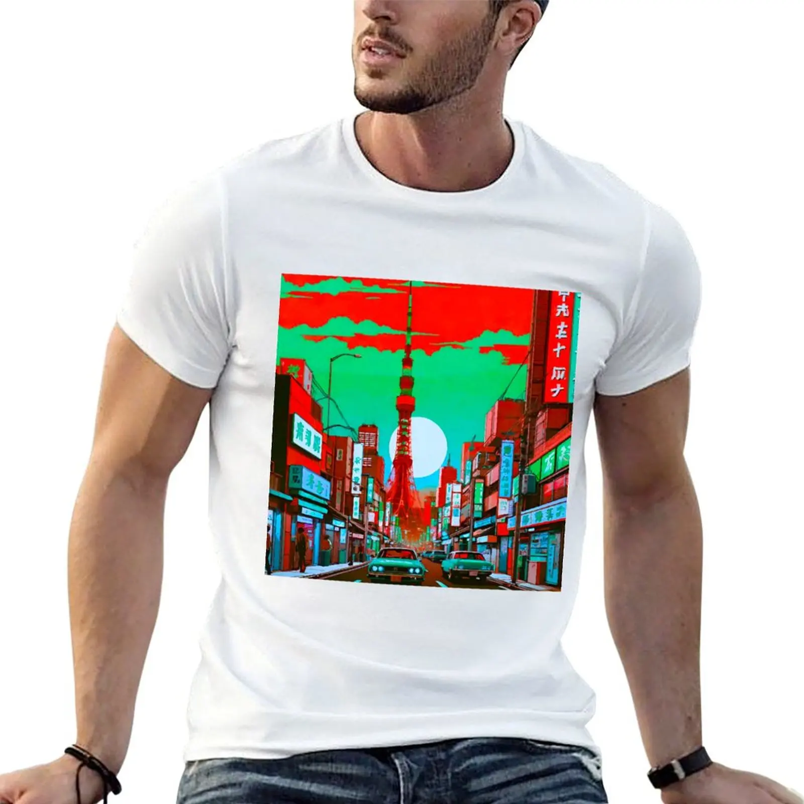 

Tokyo Tapestry: Exploring the Streets of Japan’s Capital T-Shirt man t shirts cotton t shirts for man slim fit T-Shirt