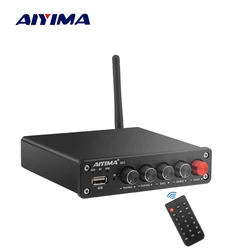 AIYIMA เสียง B01 บลูทูธ TPA3116D2 ซับวูฟเฟอร์ 100W ไฮไฟสเตอริโอดิจิตอล 2.1 Class D Amp Bass Treble สําหรับโฮมเธียเตอร์