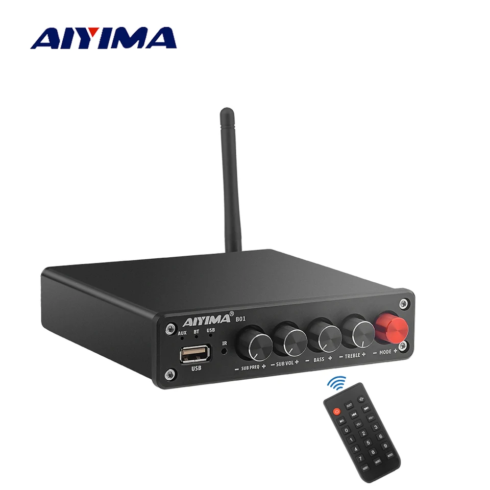 AIYIMA オーディオ B01 Bluetooth TPA3116D2 サブウーファーアンプ 100