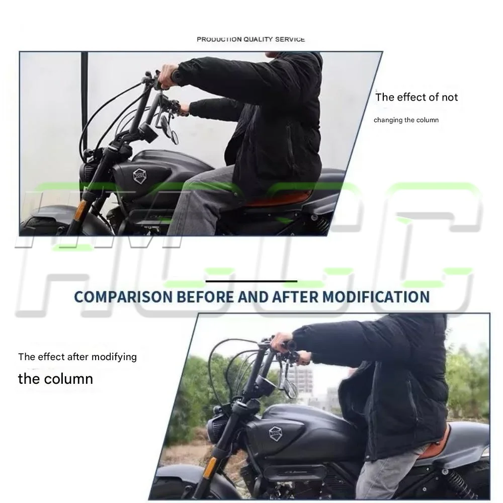 FOR VOGE CU525 CU 525 Modified Ape Hanger Handlebars Flat Style Drag Handle Bar