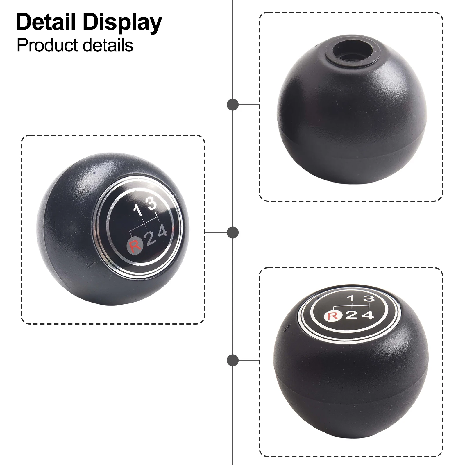 4-Speed Transfer Case Gear Knob + Shift Knob For Toyota For Land Cruiser 40 Series 1969-1986 Manual Car Gear Shift Knob