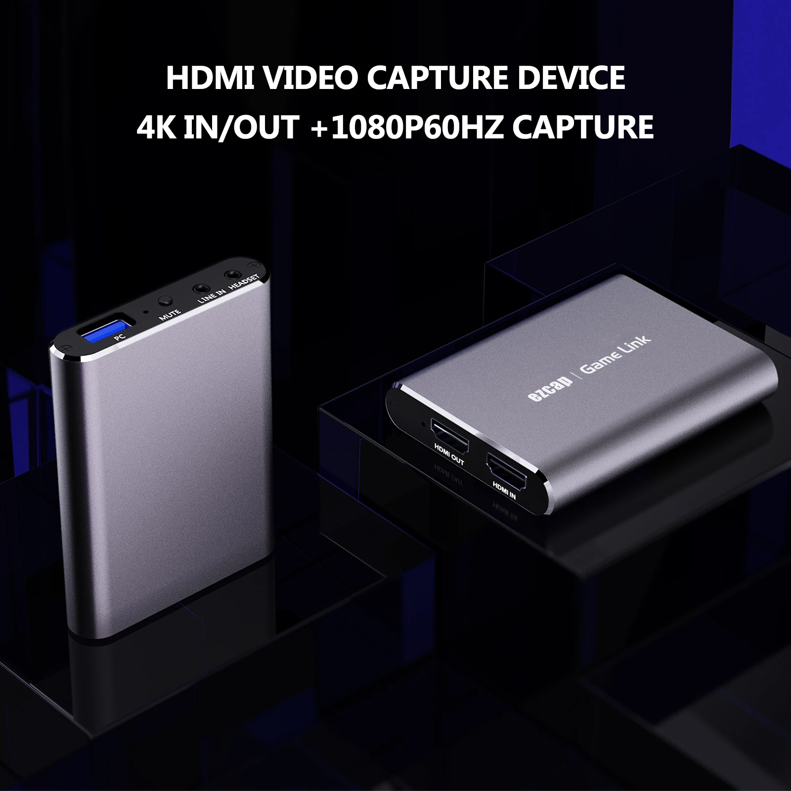 

New HD 4K USB HDMI Video Capture Card 1080 P60 Live Streaming HDMI Game Capture