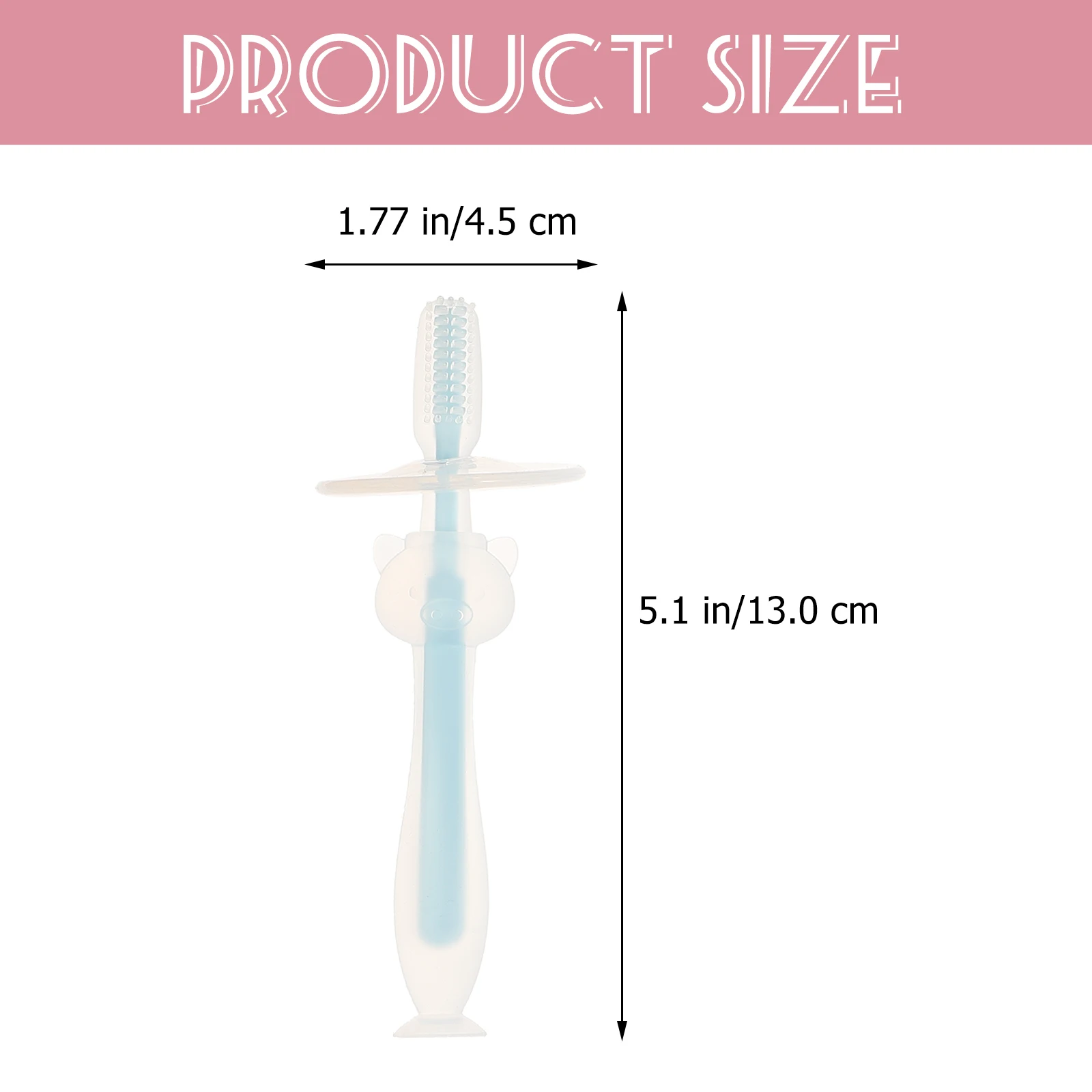 

4 Pcs Toothbrush Silicone Toothbrushes Soft Toddler Chew 's First