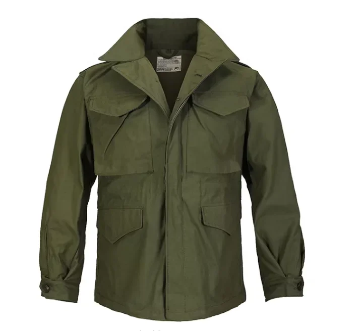 Military Green M43 Windbreaker WWII Men's Outdoor Field Windbreaker Military Fan Tactical Spring and Autumn Coat