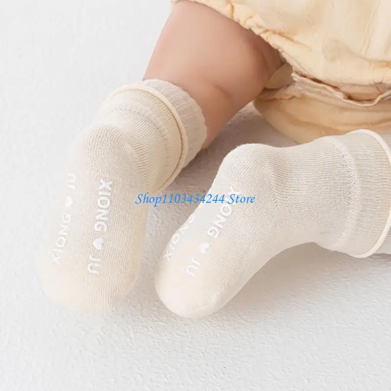

NonSlip Baby Cartoon Floor Socks Rubber Soles Socks Breathable FirstWalker Socks