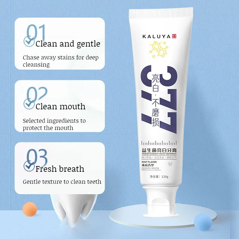 Beauty Brightening Stain Removal Fresh Breath Deodorizing Gums Whitening Toothpaste