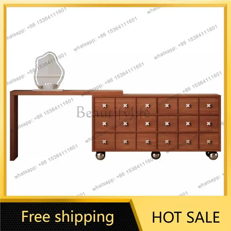 zj.Antique Laptop Vanity Desk Decorations Diamond Farmhouse Cabinets Vanity Desk Standing Essentials Coiffeuse De Chambre Furnit