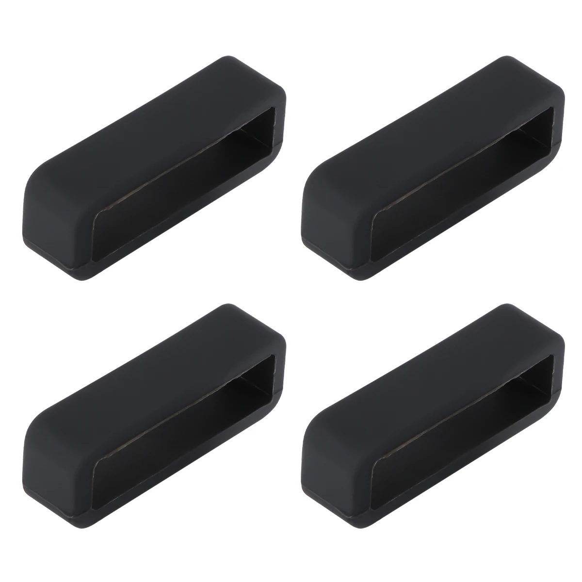 

4pcs Silicone Watch Band Strap Loops Replacement High Quality For Fenix 5S 20Mm Inner Diameter Secure Fit Retaining Rings