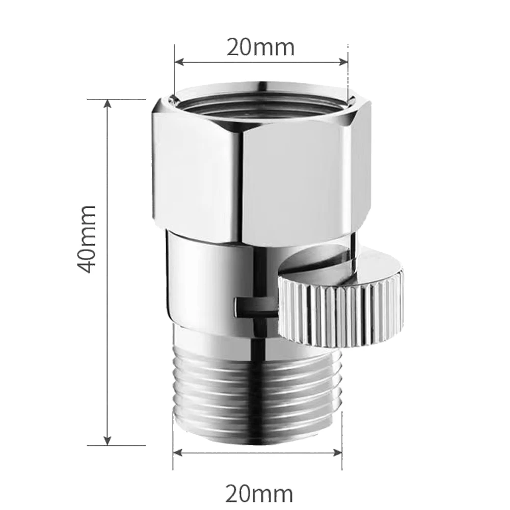 

Clear Outlet Labels Alloy Water Inlet Valve for Bathroom Water Heater Wall Mounted Hot And Cold Water Stop Valve