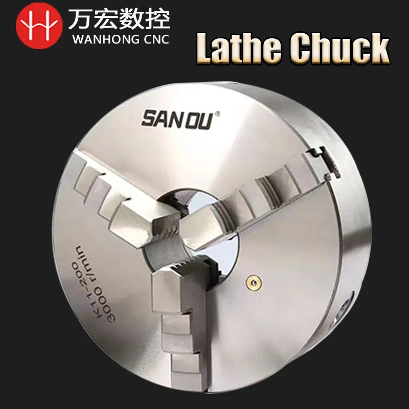 three jaw lathe chuck K11 80 100 125 130 160 self-centering chuck for CNC router