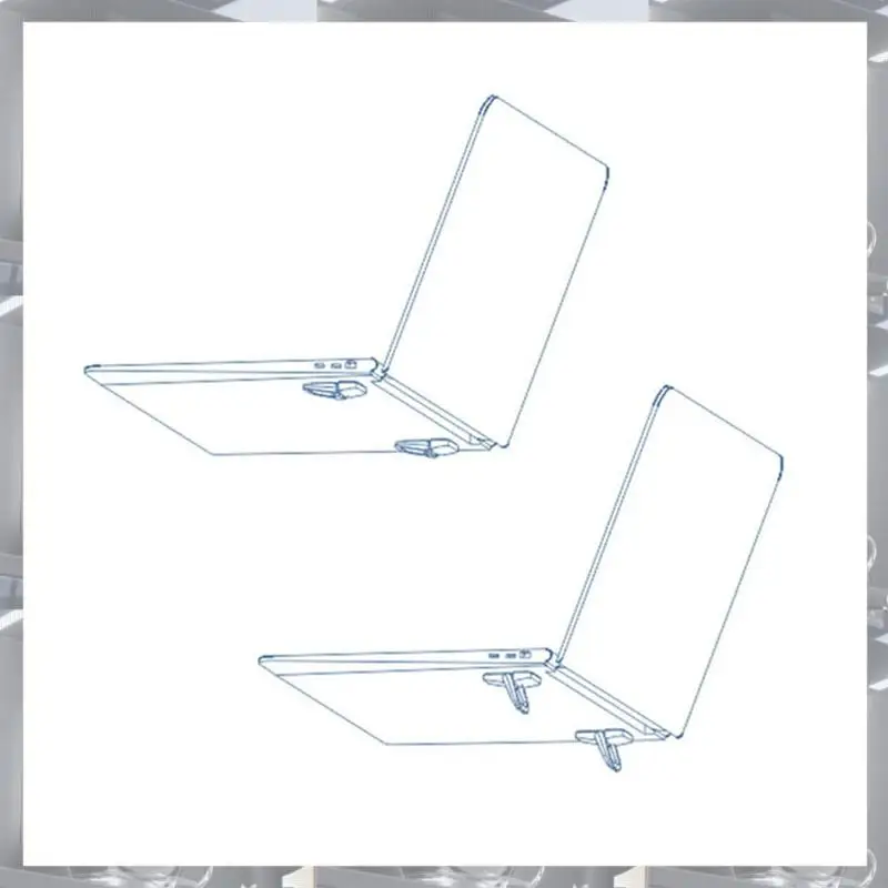 

Hot Selling-1 Pair Invisible Mini Legs For Laptop Aluminum Base Support Tools Laptop Stand Radiator For Keyboard Holder,1 Pair I