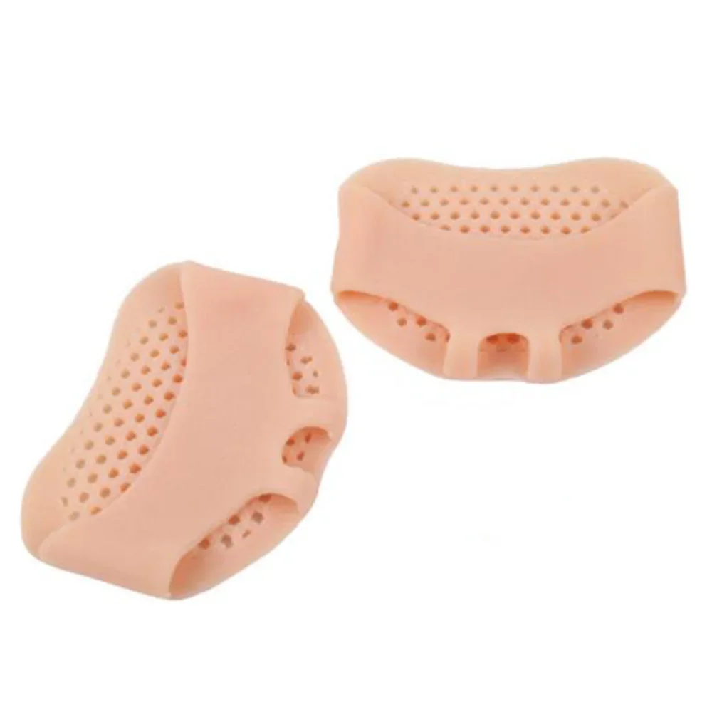 1Pair Silicone Metatarsal Pads Toe Separator Pain Relief Foot Pads Orthotics Foot Massage Insoles Forefoot Socks Foot Care Tool