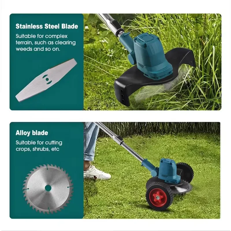 Picture 7: Professional 21V Electric Grass Trimmer Cutter Machine for Battery Powered Weed Eater with Charging Capability Custom Logo
