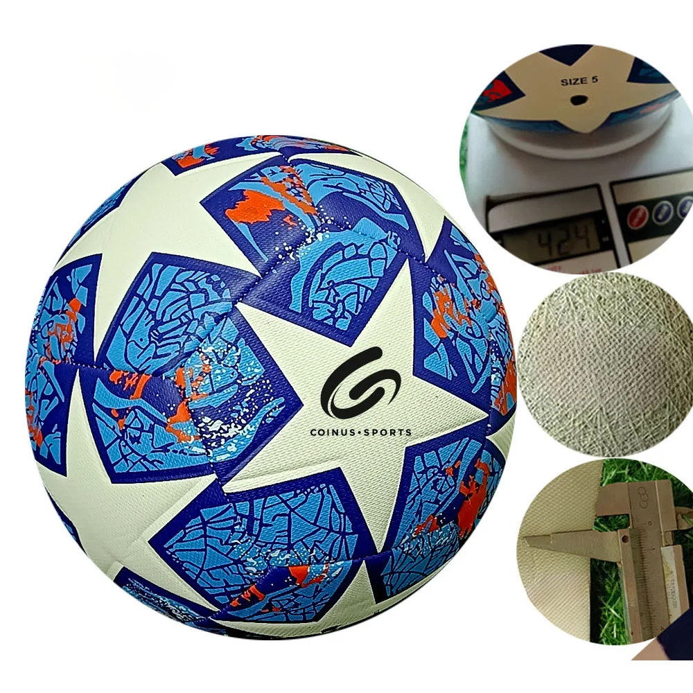 شعار مخصص المباراة الرسمية التدريب حجم 5 4 3 كرة القدم بو الجلود كرة القدم كرة القدم #6